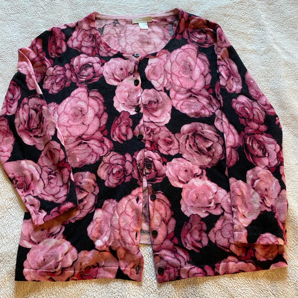 Garnet Hill Merino cardigan